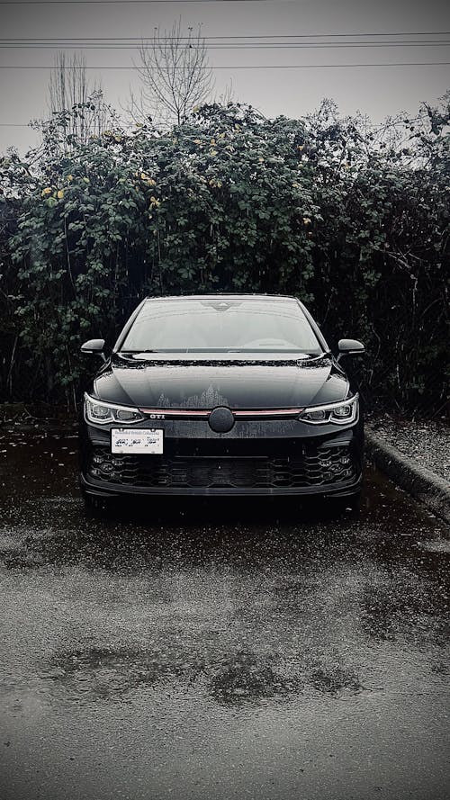 Black VW Emblem Cover Front/Rear for Golf MK8