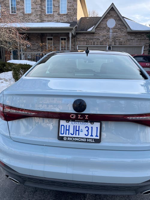 Black VW Emblem Cover Front/Rear for 2019-2025 Jetta GLI MK7 MK7.5