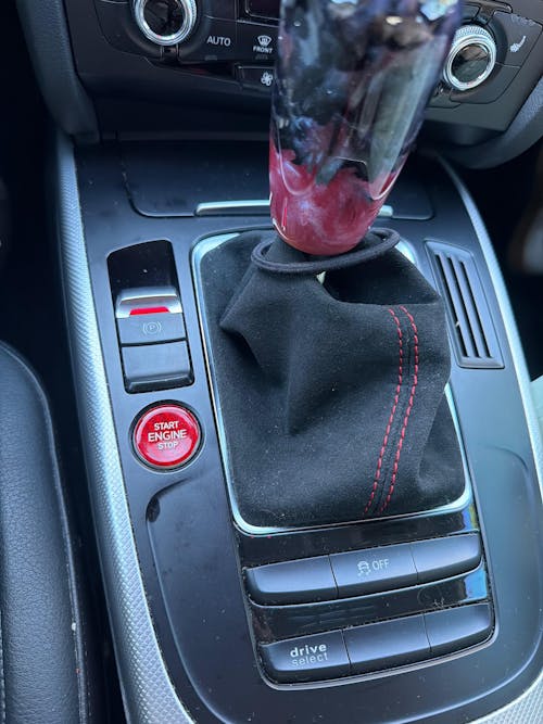 Audi Carbon Fiber Start Stop Button