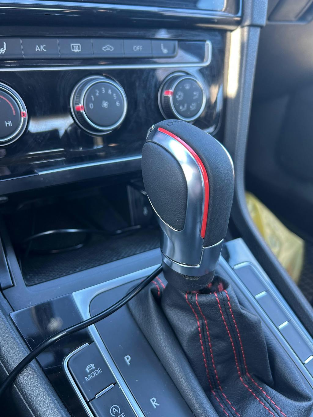 DSG Shifter Knob Leather & Chrome Upgrade