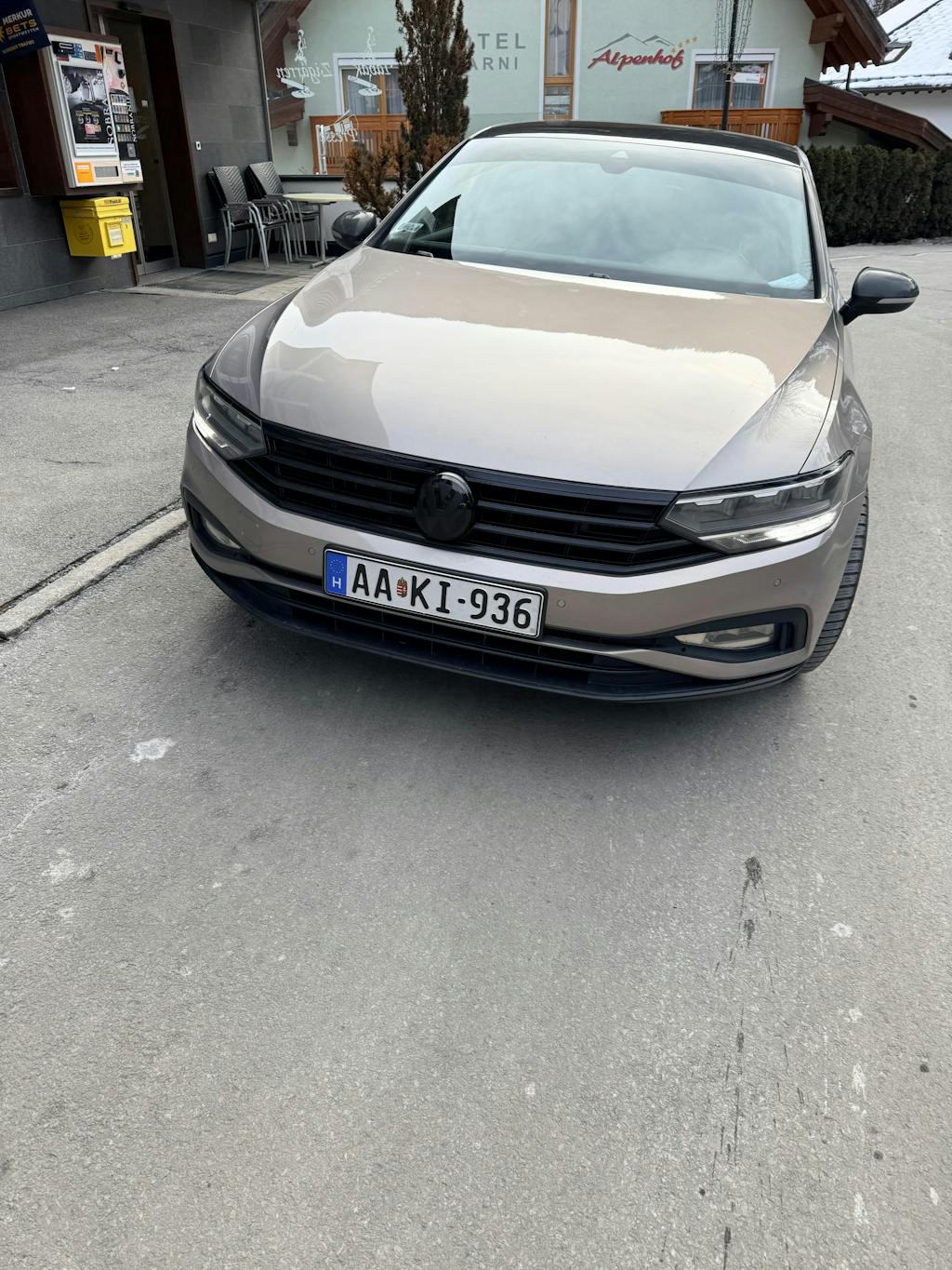 Black VW Emblem Cover Front/Rear for Passat 2015-2025