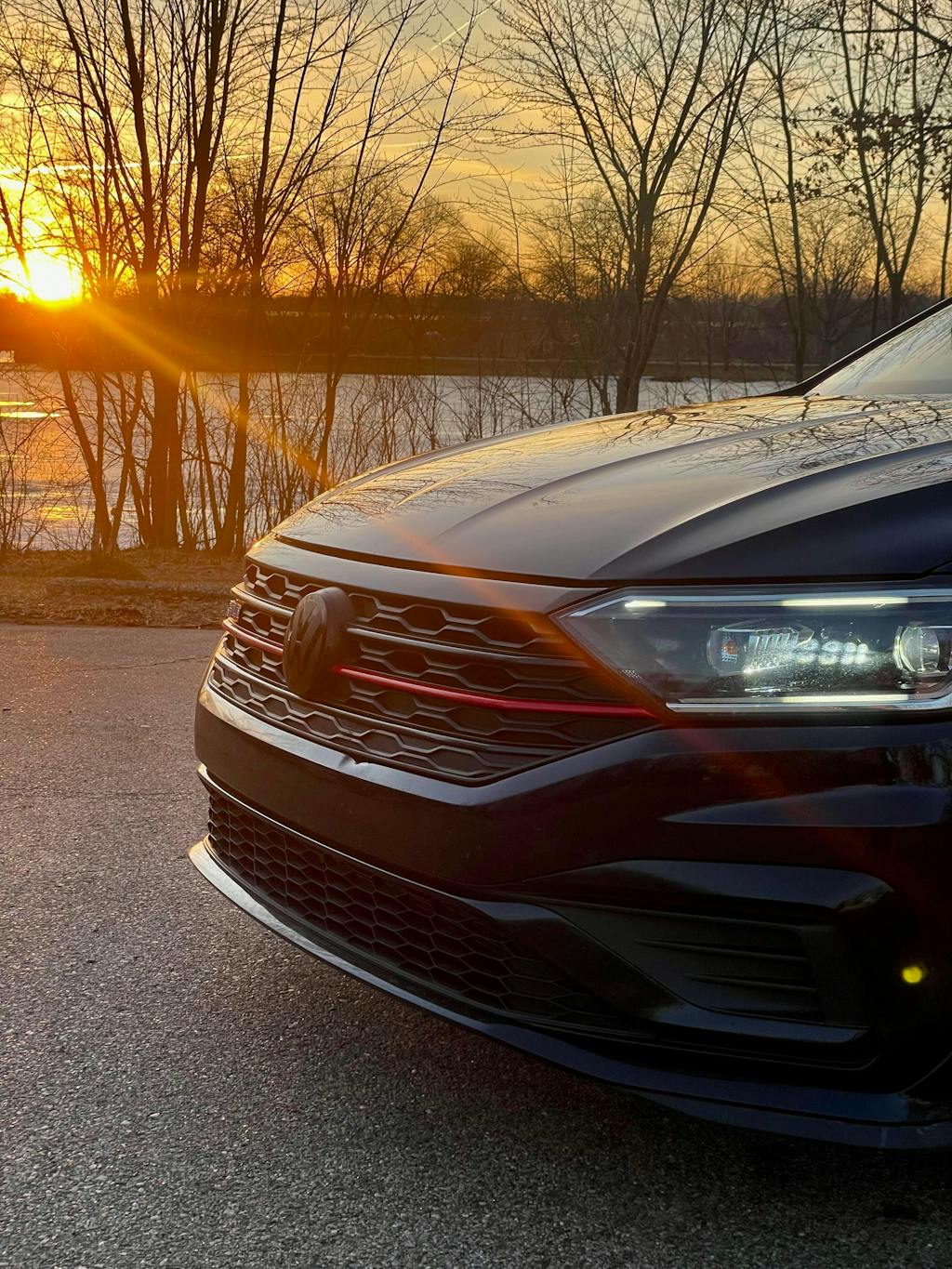 Black VW Emblem Cover Front/Rear for 2015-2025 Jetta GLI MK6.5 MK7 MK7.5