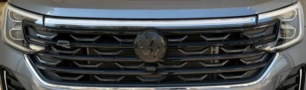 Black VW Emblem Cover Front/Rear for Atlas 2020-2026