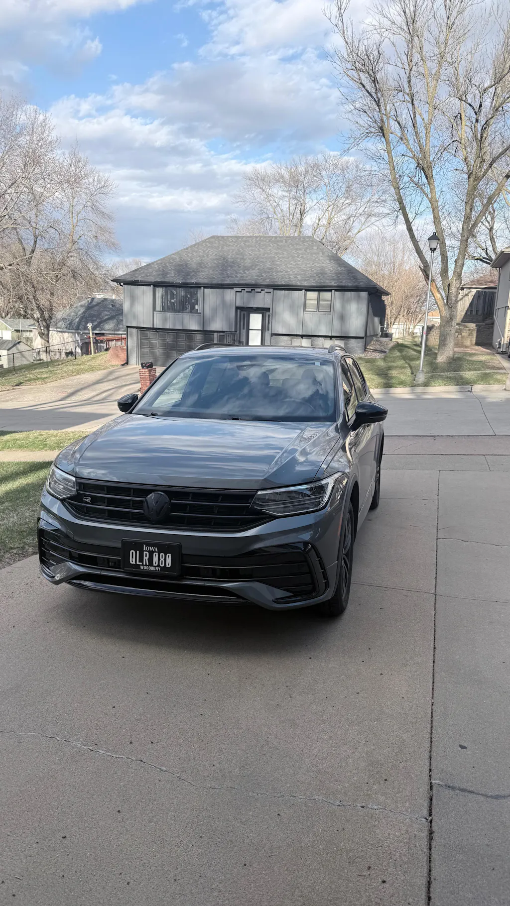 Black VW Emblem Cover Front/Rear for Tiguan with ACC