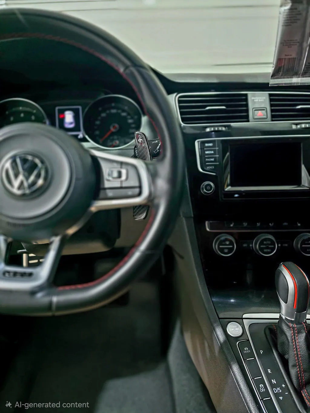 VW MK7 Carbon Fiber Replacement Paddle Shifters (SE7EN)