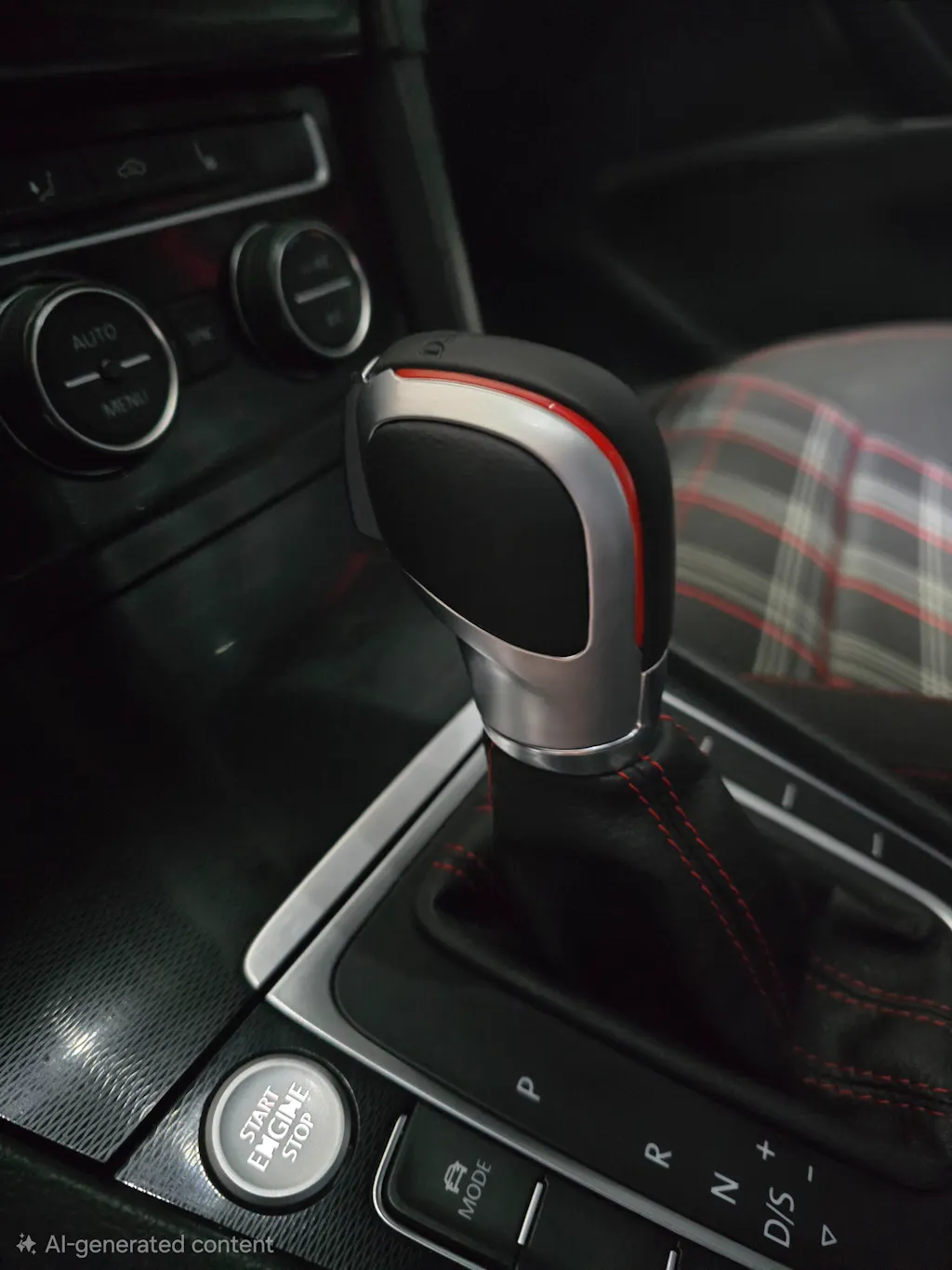 DSG Shifter Knob Leather & Chrome Upgrade