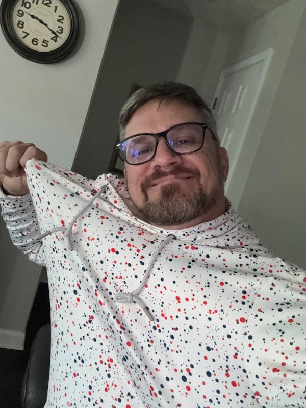 Print Performance Fleece Hoodie