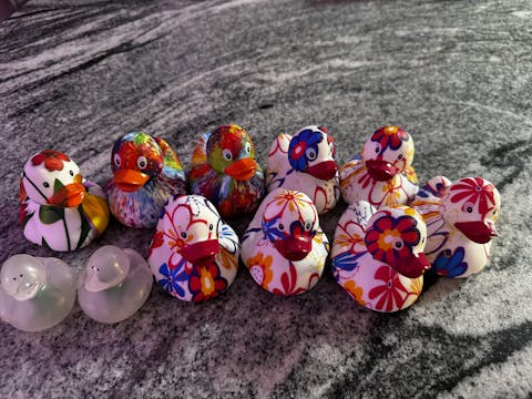 Flowers Rubber Duck