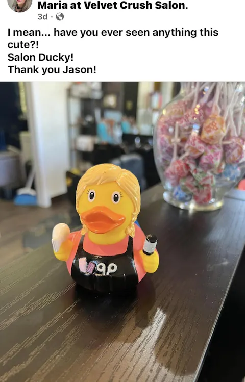 Hair Stylist Rubber Duck