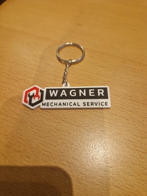 3D Gummi Schlüsselanhänger mit deinem Motiv (Ab 50 Stk.)