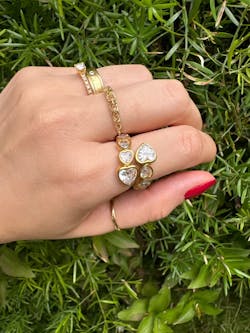 Anel Great Glam Pedraria - Ajustável