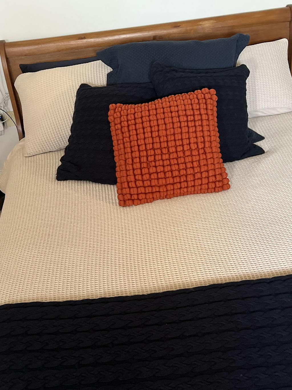 Portofino Waffle Duvet Cover 200 Thread Count Cotton Sage Green