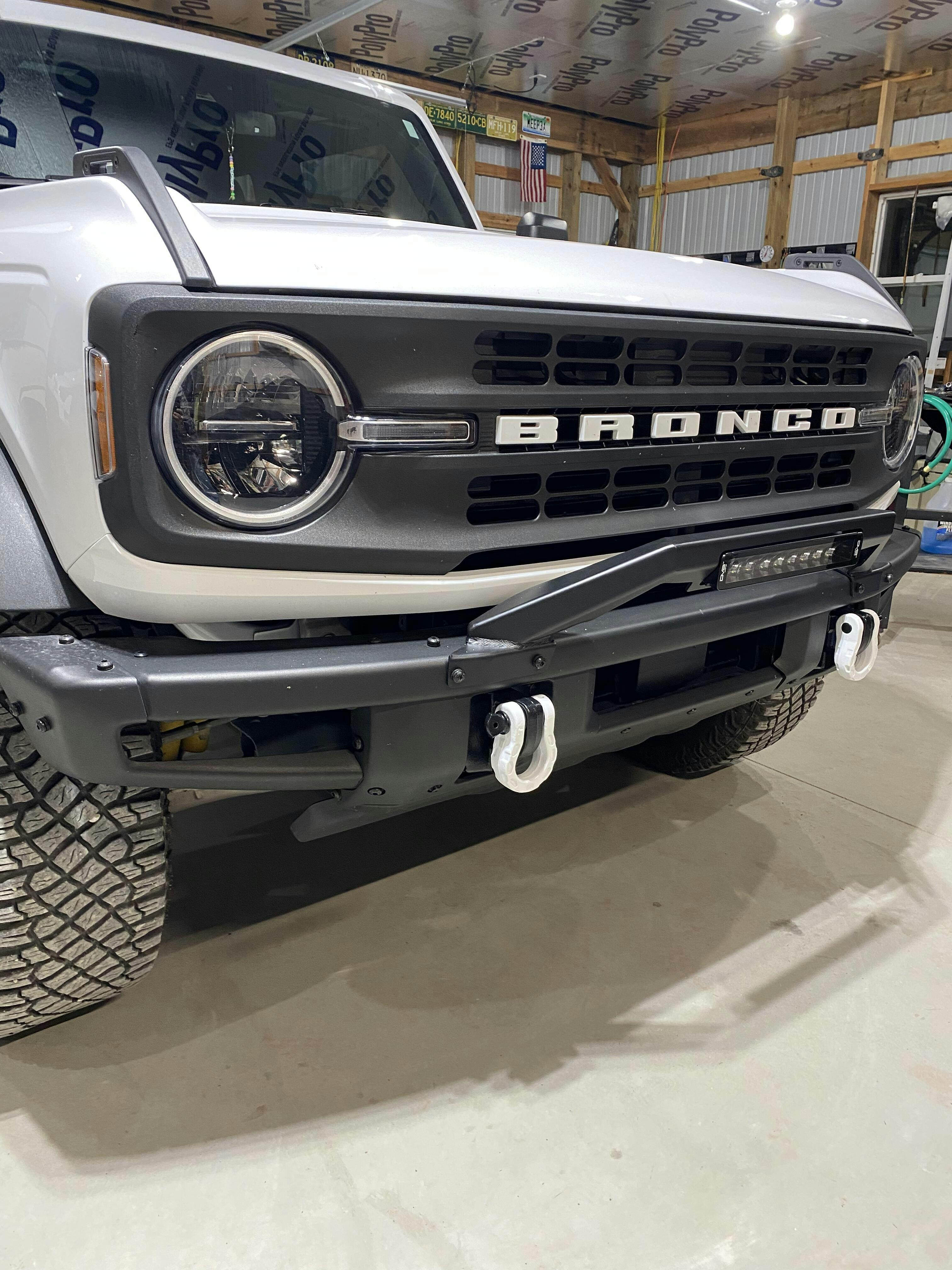 6th Gen Bronco OEM Modular Front Bumper Bull Bar DV8 Offroad