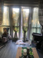 DWCN Sheer Curtains with Tiebacks, Set of 2 Panels