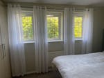 Sheer Curtains with Tiebacks, Set of 2 Panels