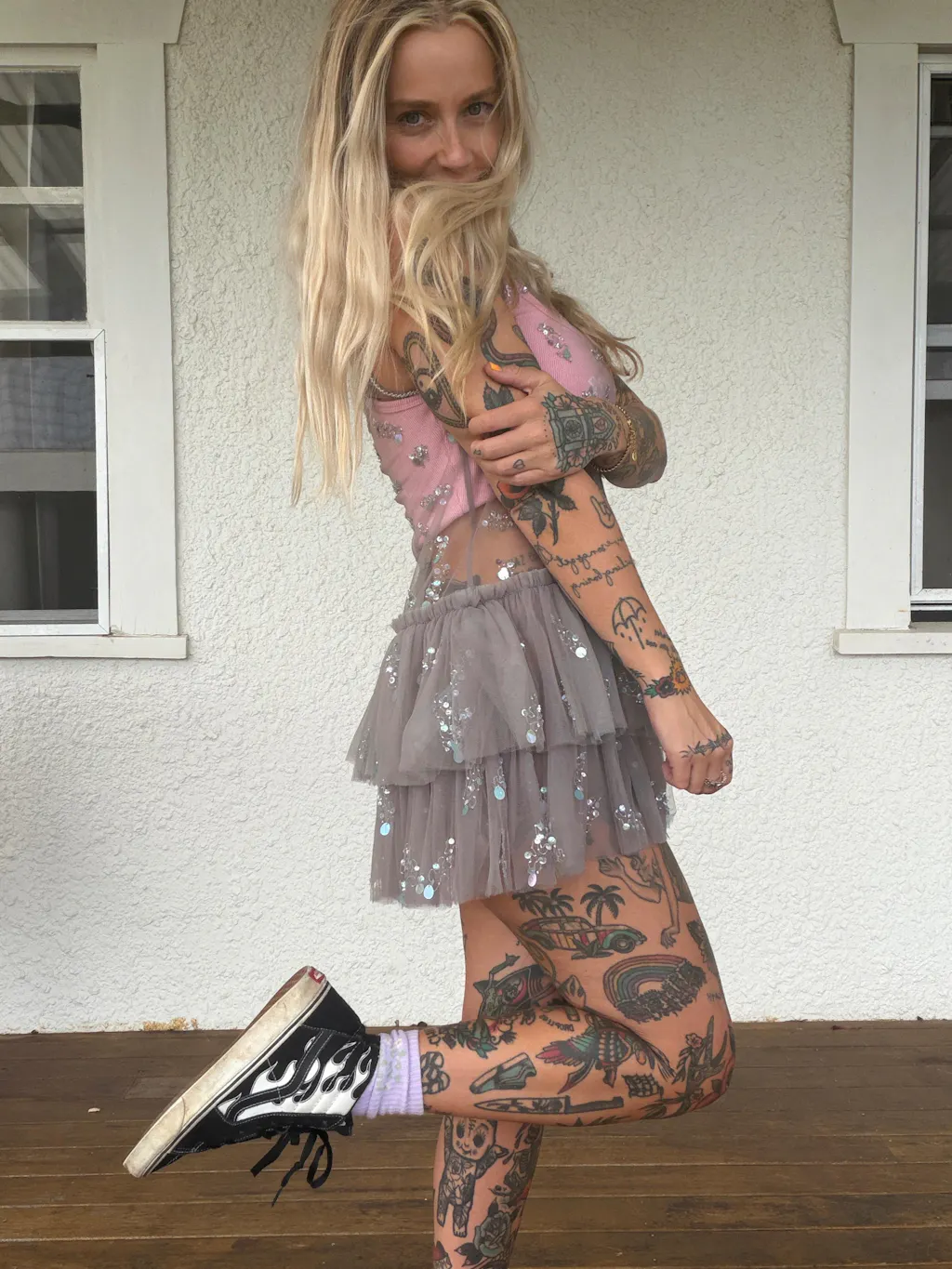 Trophy Tulle Mini Dress