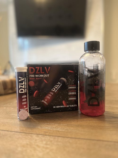 DZLV - The Original Dissolvable Preworkout Tablet (30 Servings)