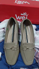 Square Toe Brass Loafers - 8004412
