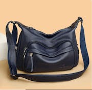 Cowhide Portable Large-capacity Crossbody Bag