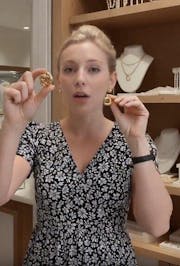 All-match Twisted Alloy Stud Earrings For Women