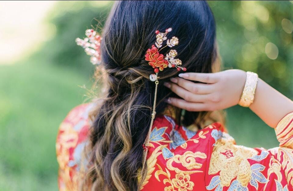 Chinese Wedding Hairpin Set Chinese Bridal Hairclip Chinese