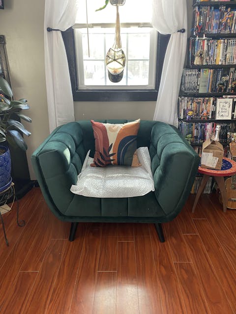 Bestow Performance Velvet Armchair