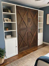 Vertical Murphy Bed / Wall Bed - Double Size