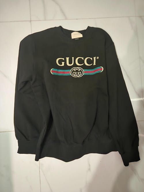 [국내배송/당일출고] 구찌 페이크 로고 맨투맨