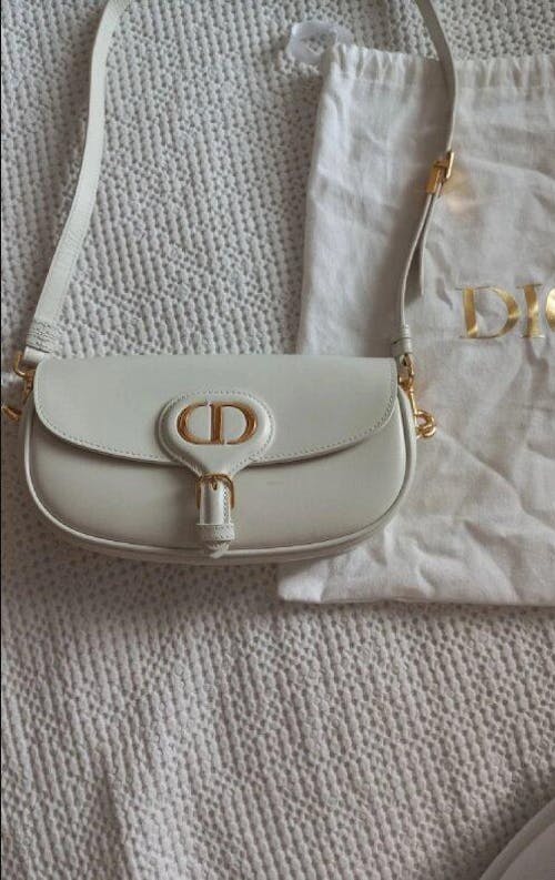 디올 이스트 웨스트 바비백 화이트