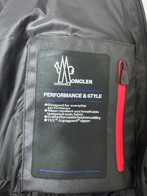 몽클레어 카산카 후드 다운 스키 재킷 블랙