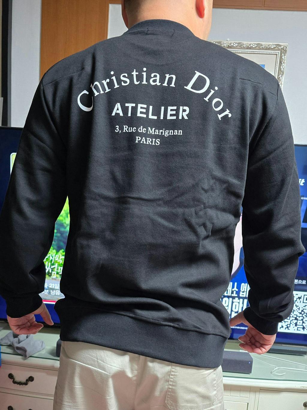 [국내배송/당일출고] 디올 아뜰리에 맨투맨 - 전사이즈 재입고 -