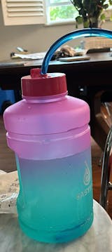 EasyJug | Hands-Free Breastfeeding Water Bottle with Long Straw