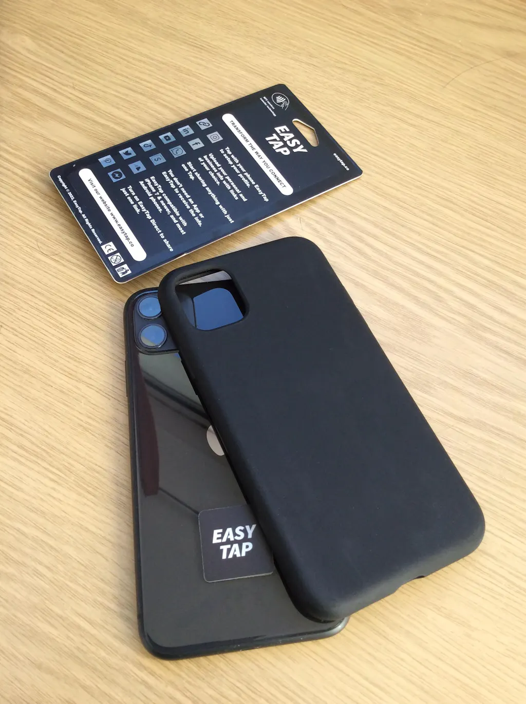 EasyTap Slim - works under case