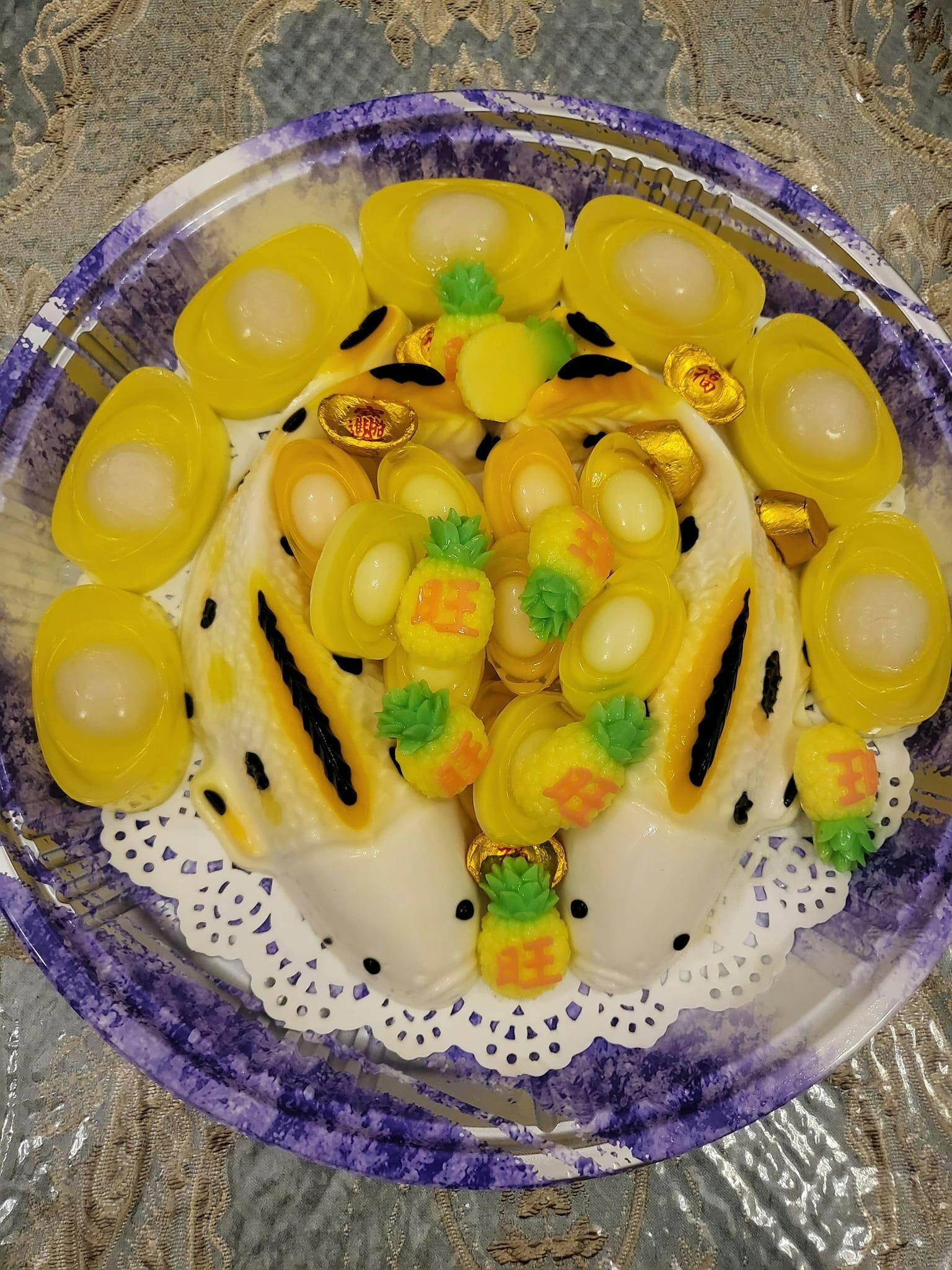 chinese new year koi fish jelly