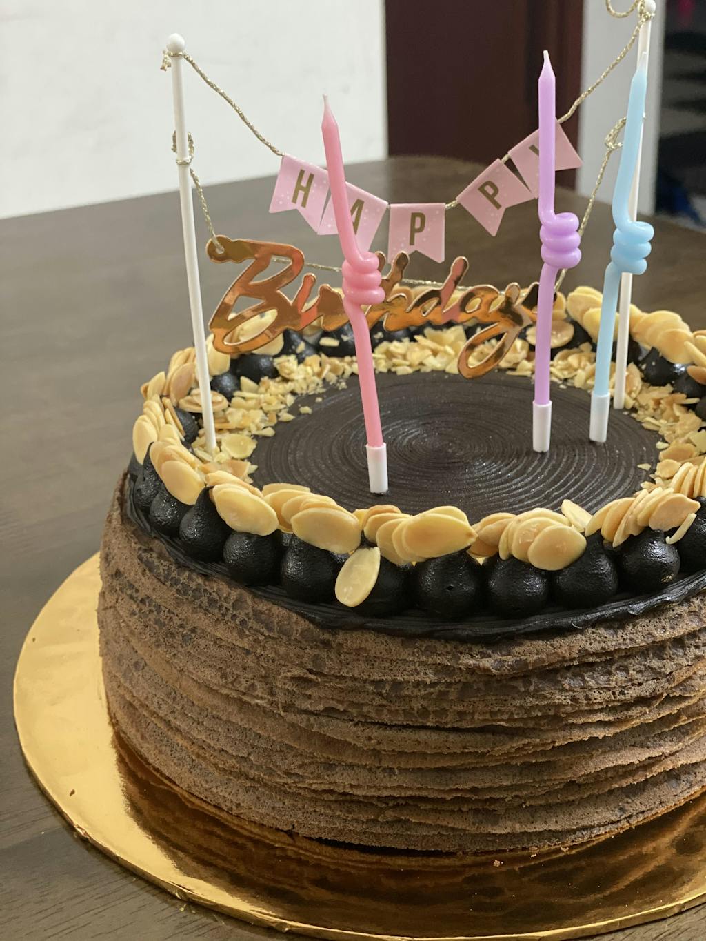 Double Chocolate Crepe Cake Online Birthday Cake Delivery Penang