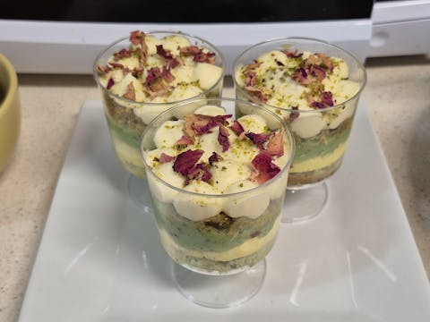 Rasmalai Pistachio Trifle Cups
