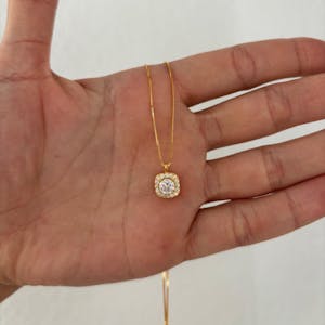 Brisa-Halskette|925 Echtsilber|Zirkon|