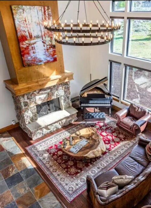 Coral Vintage Candelabra 2-Tier Chandelier