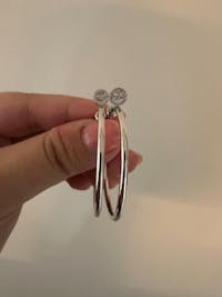 Smiley Face Hoop Earrings