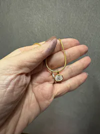 Ella Bezel Radiant Necklace