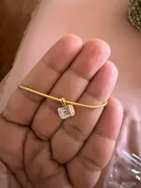 Ella Bezel Emerald Necklace