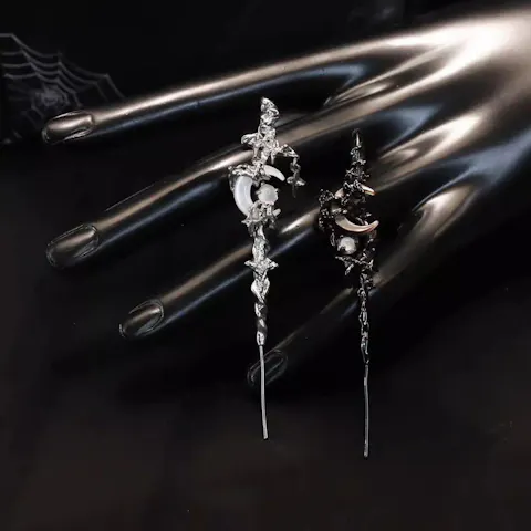 Moon Shard Ear Cuffs (Set of 2)