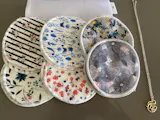 Reusable Breast Pads (12 Pack) - Washable Organic Bamboo Nursing Pads (Fabric Pouch + Laundry Bag included)