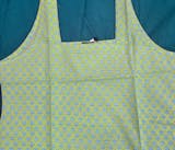 Green Cotton Sleeveless Straight Kurti