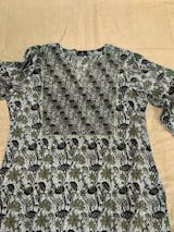 Brown Cotton Straight Kurta