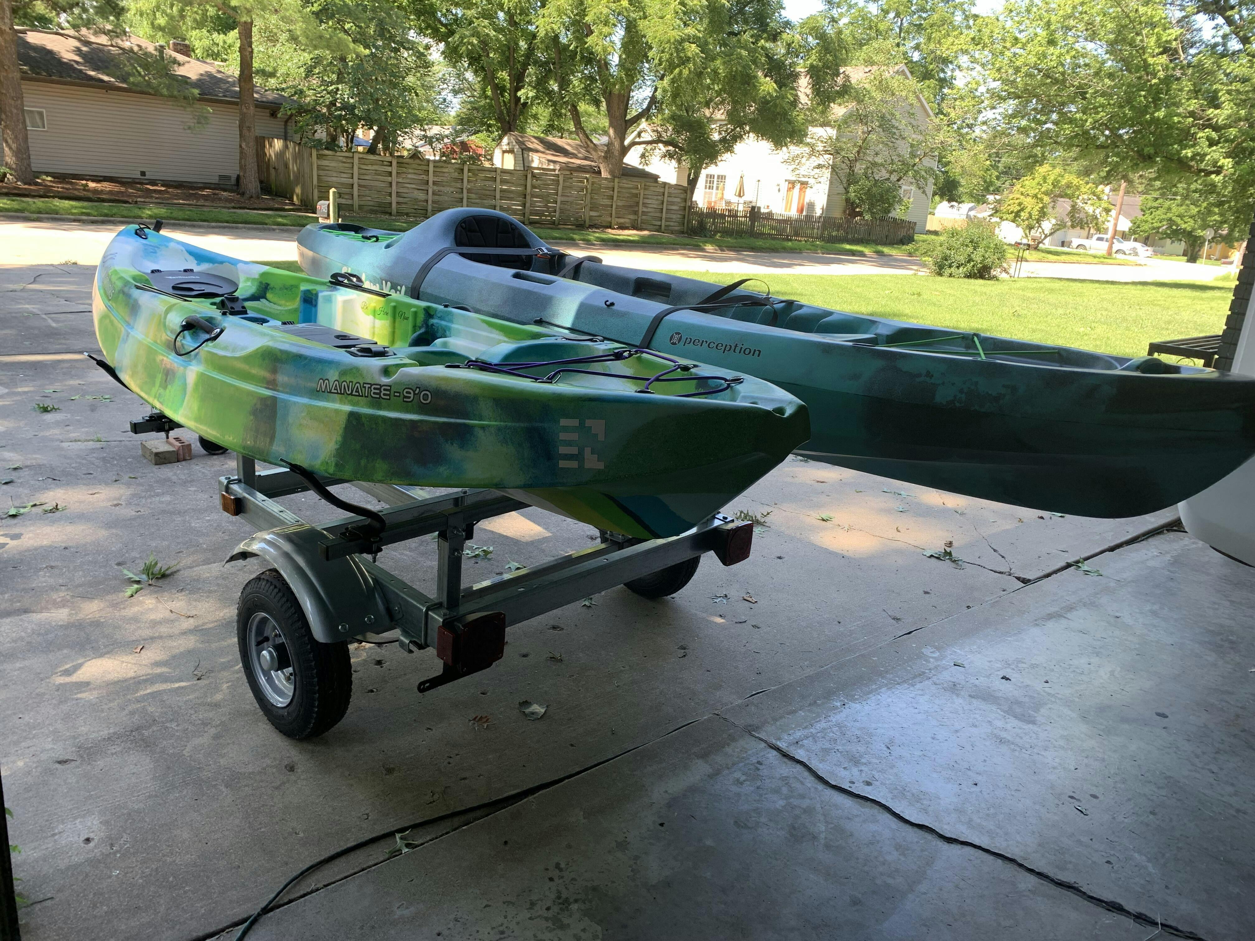 Malone EcoLight 2 Boat Kayak Trailer Package — Eco Fishing Shop