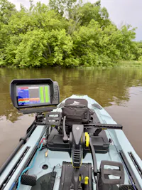 YakAttack Rectangular Fish Finder Mount w/ Mounting System