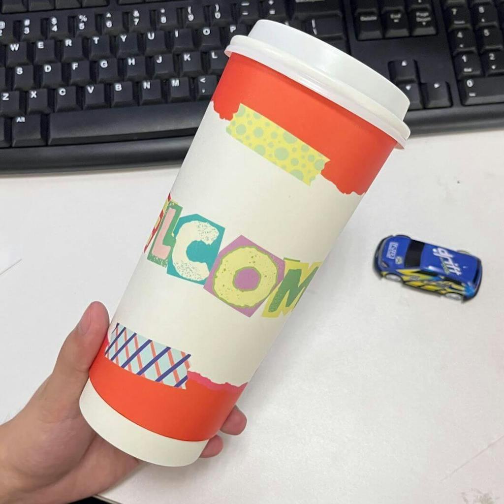 16 oz. Blank Ripple-Walled Paper Cup