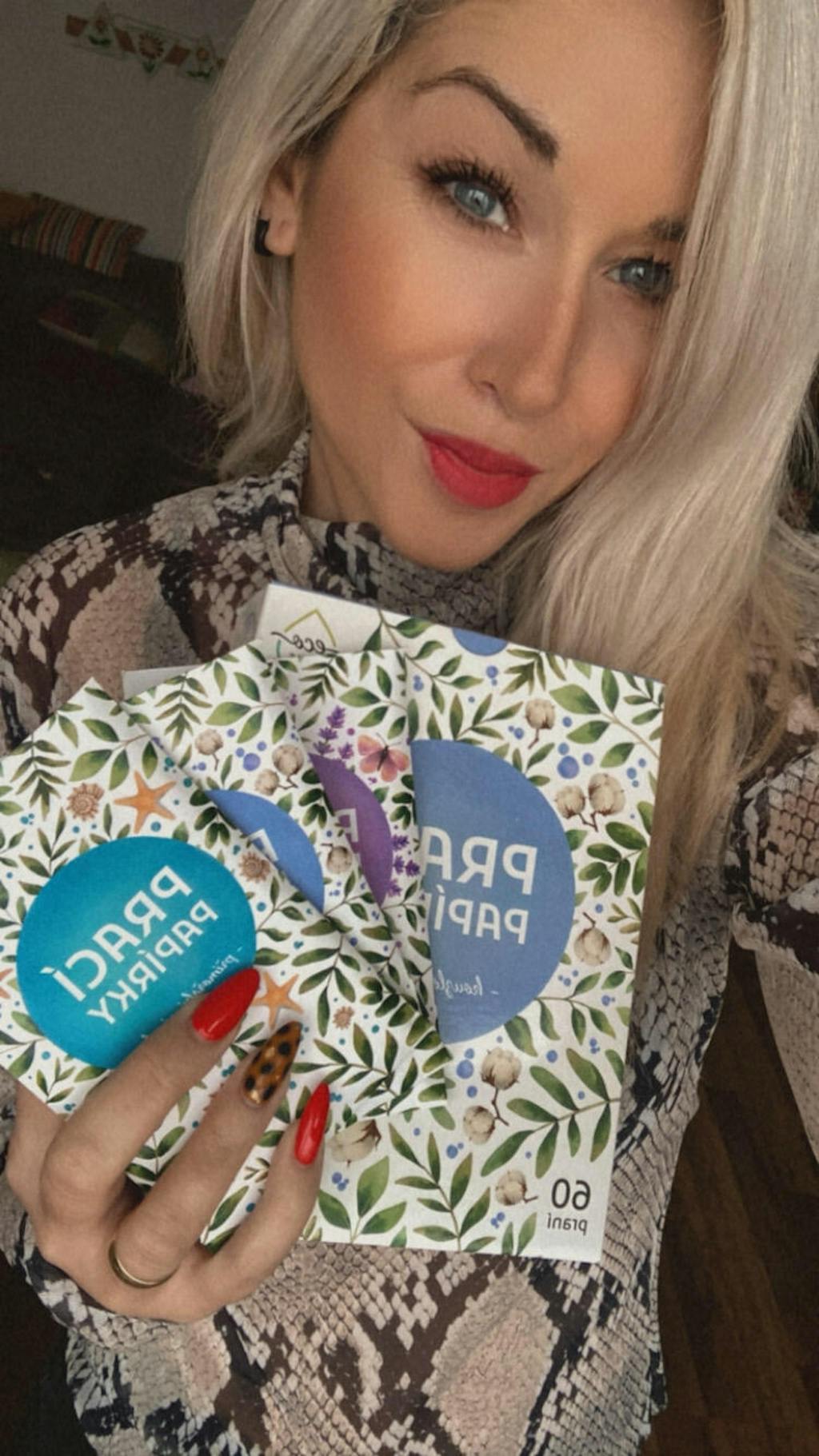 Prací papírky EcoHaus 60 praní luční kvítí