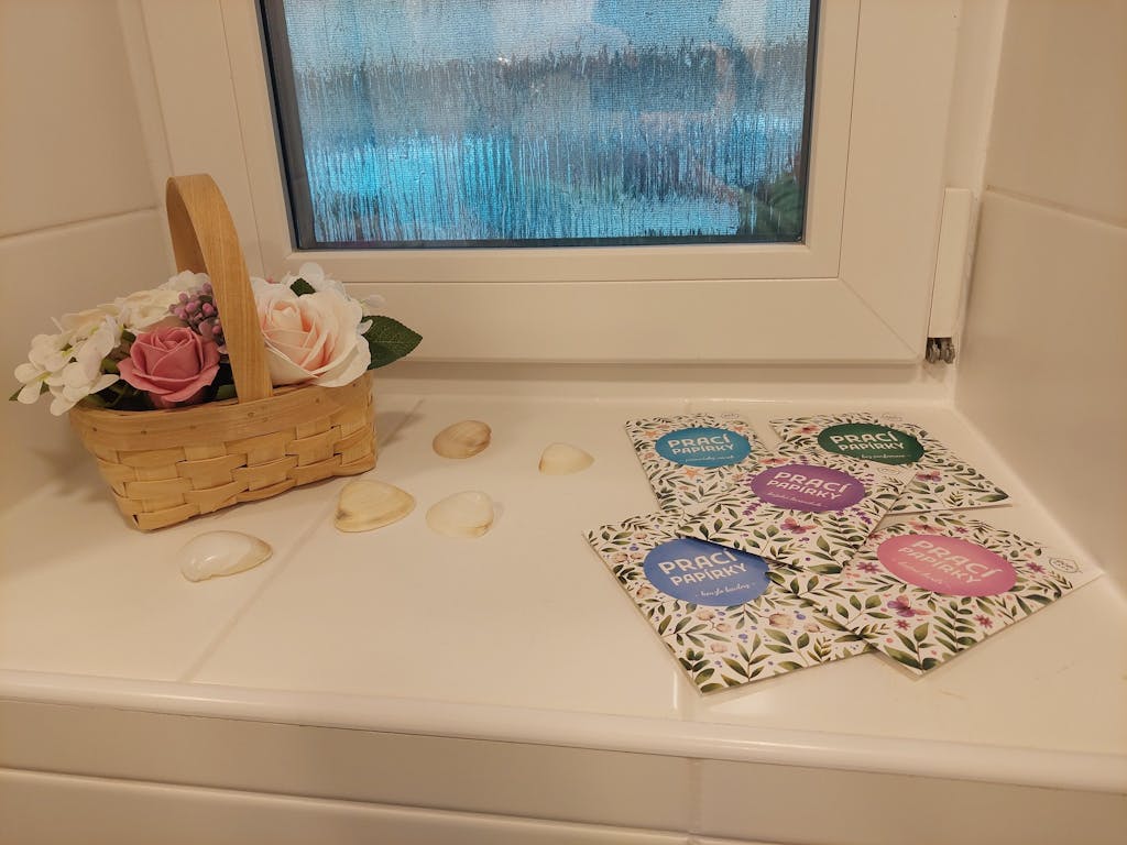 Prací papírky EcoHaus 60 praní luční kvítí